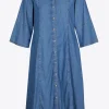 Langes Jeanskleid