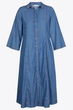 Langes Jeanskleid