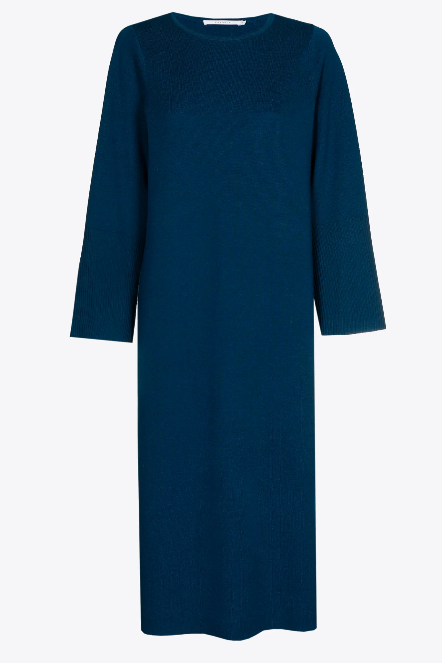 Langes Strickkleid