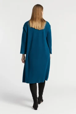 Langes Strickkleid