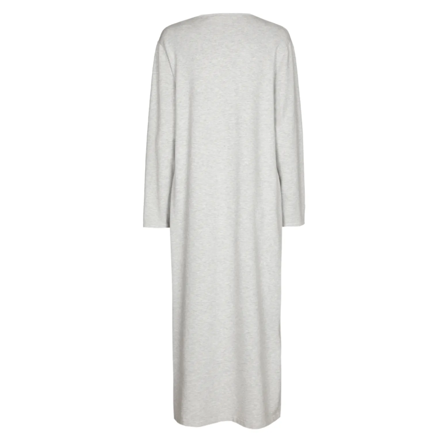 Langes Strickkleid mit Schlitz