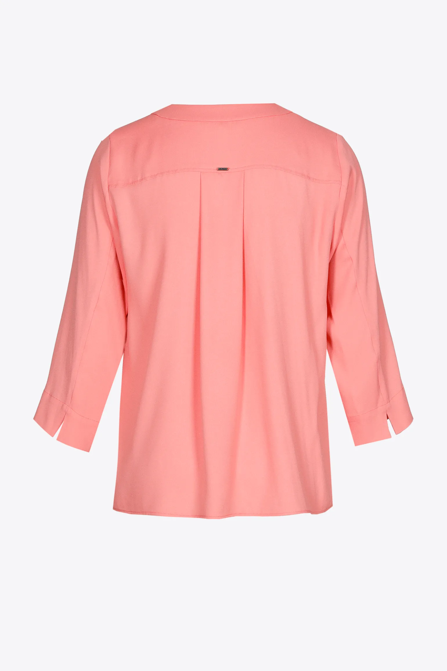 Locker fallende Bluse mit V-Ausschnitt