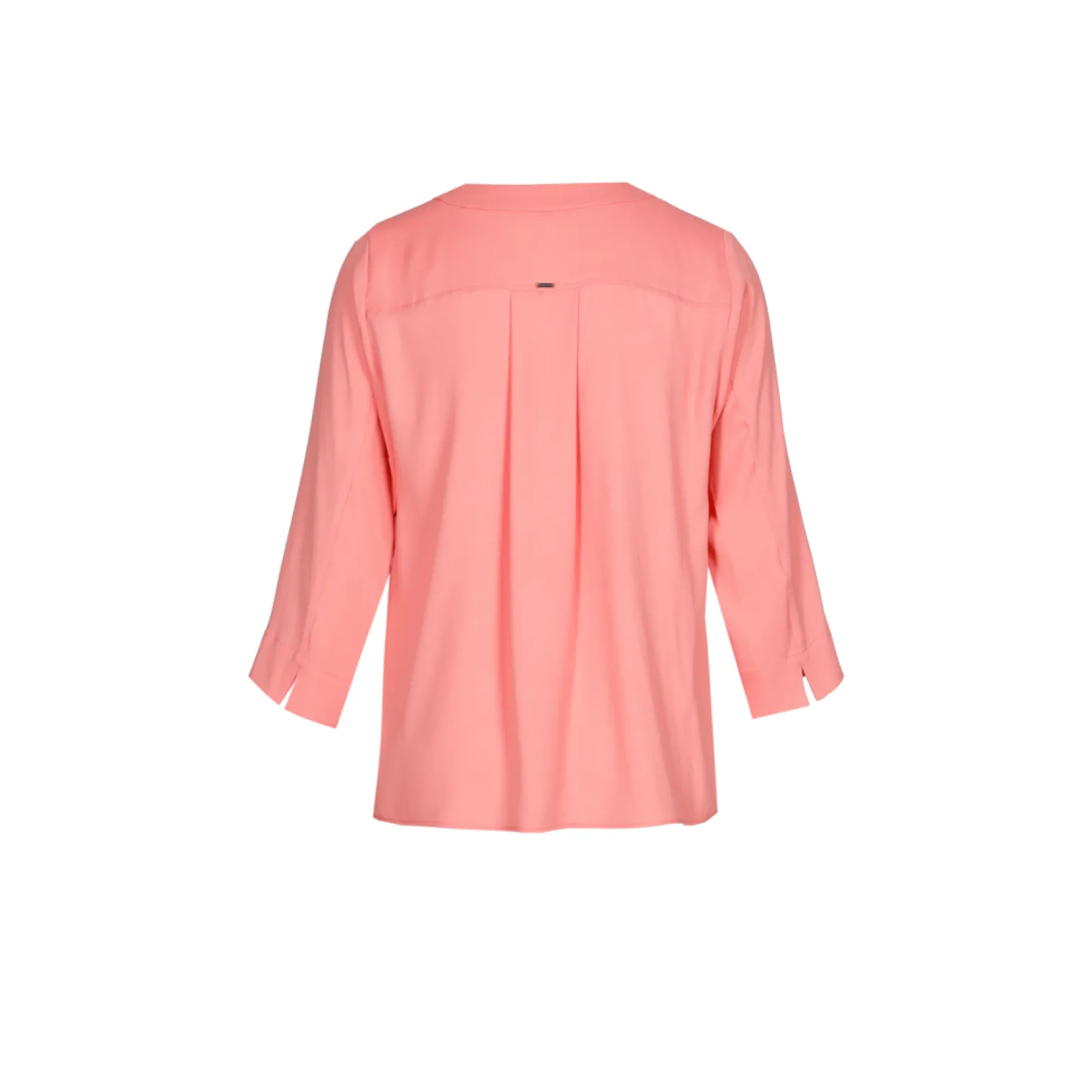 Locker fallende Bluse mit V-Ausschnitt