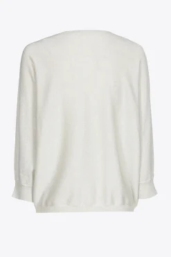 Locker fallender Lurexpullover