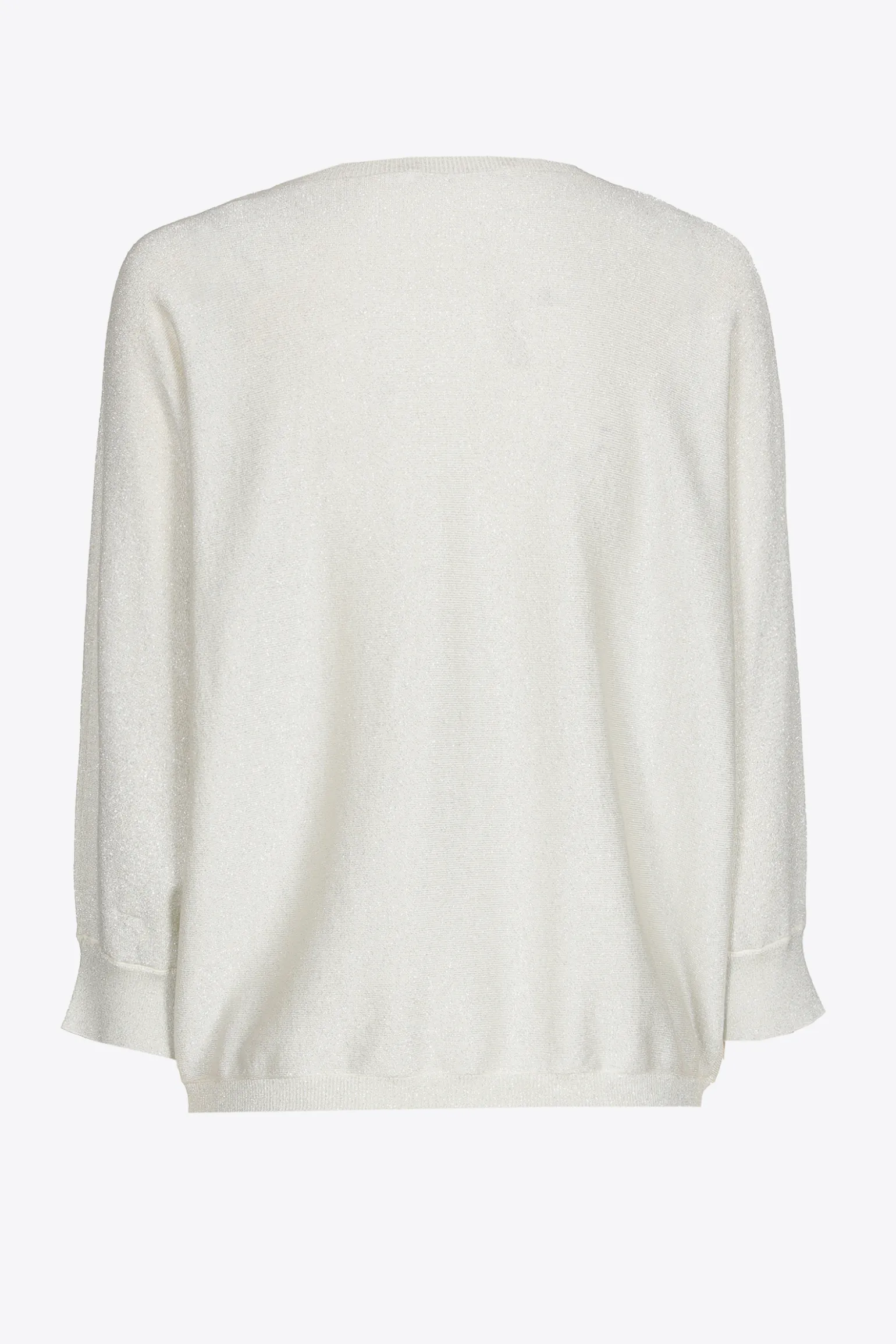 Locker fallender Lurexpullover