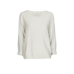 Locker fallender Lurexpullover