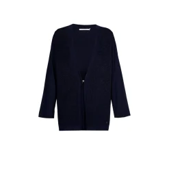 Locker fallendes Gilet mit Seidenanteil