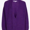 Luftiger Cardigan mit Perlstich