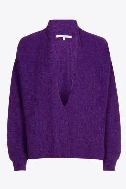 Luftiger Cardigan mit Perlstich