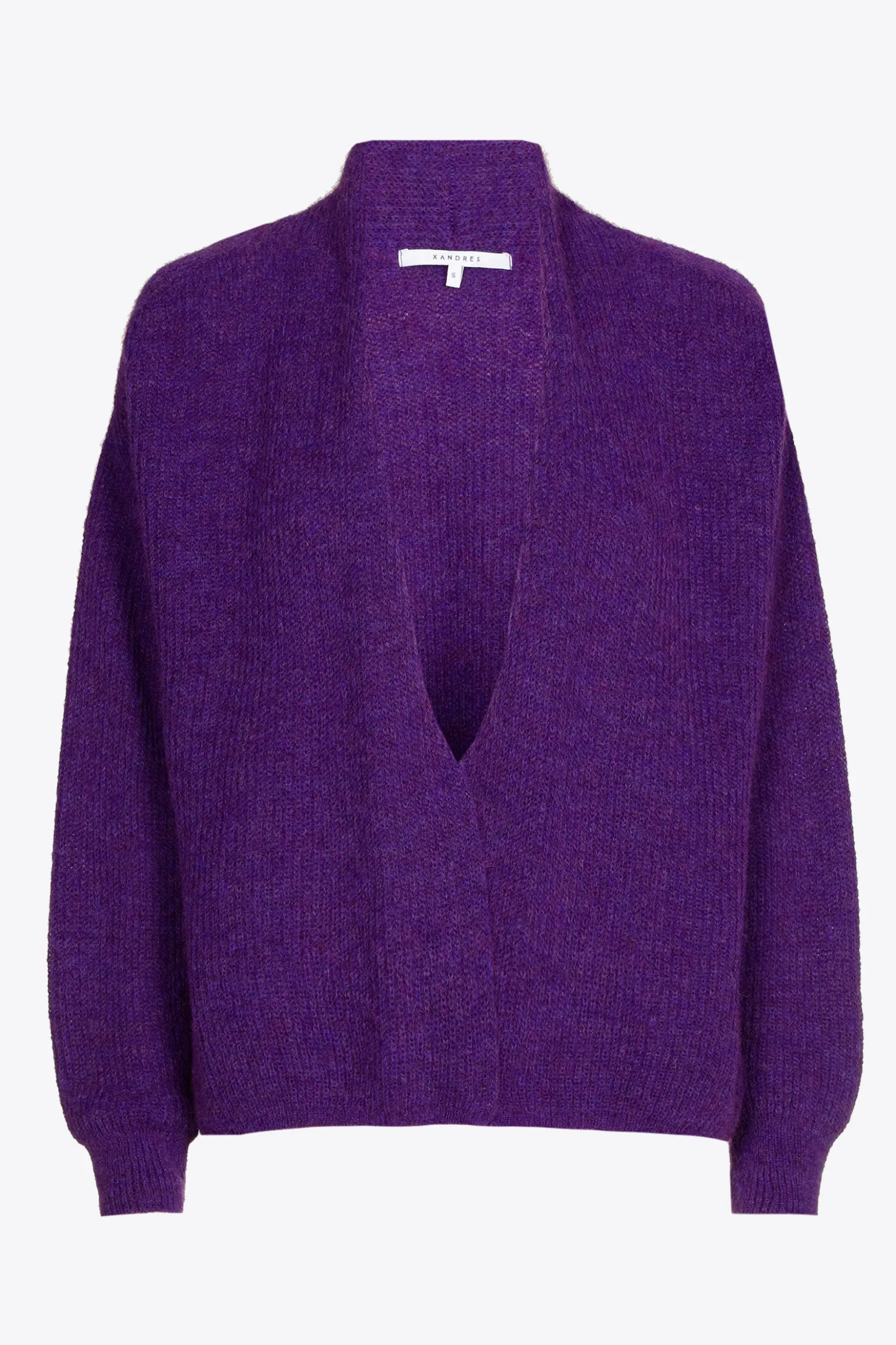 Luftiger Cardigan mit Perlstich