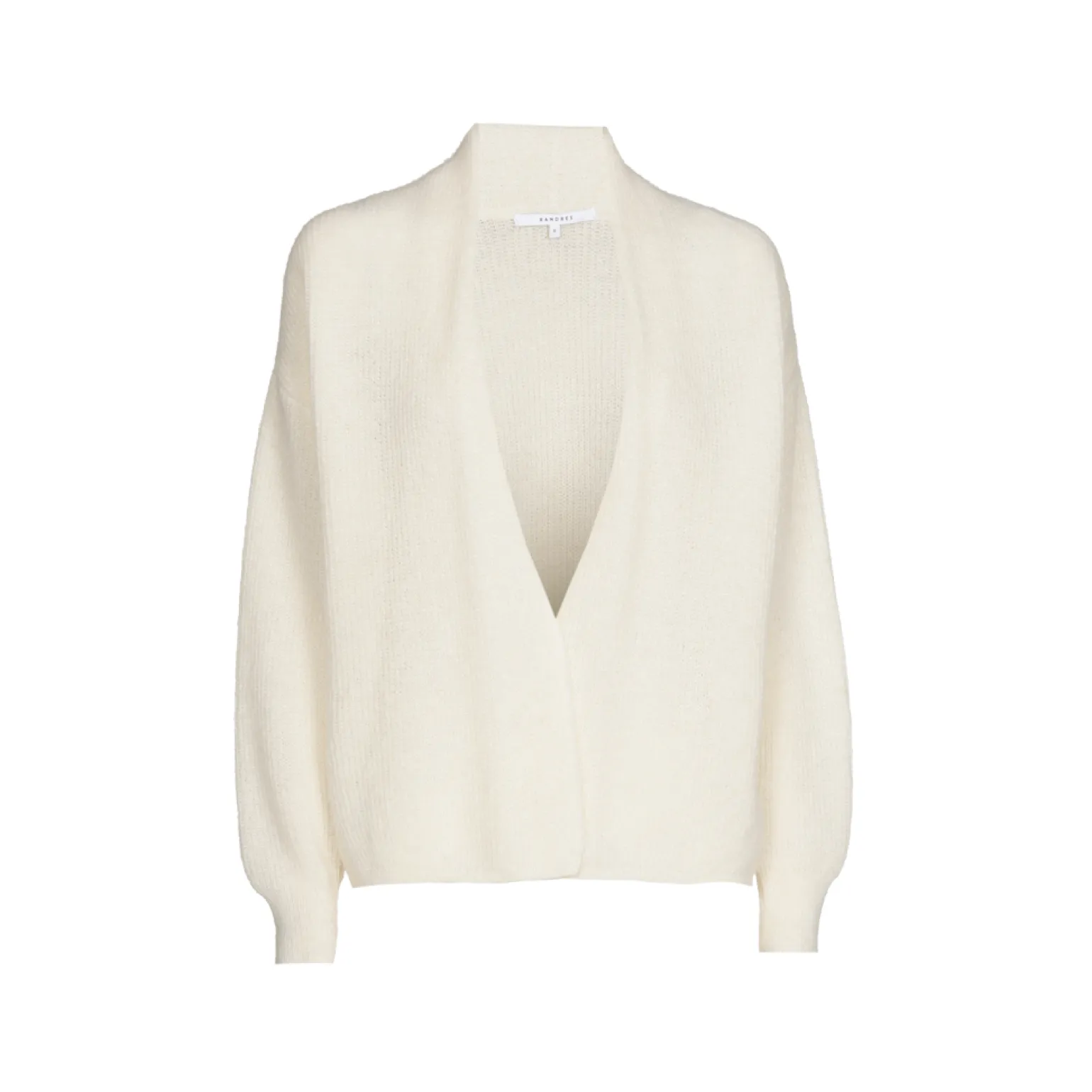 Luftiger Cardigan mit Perlstich