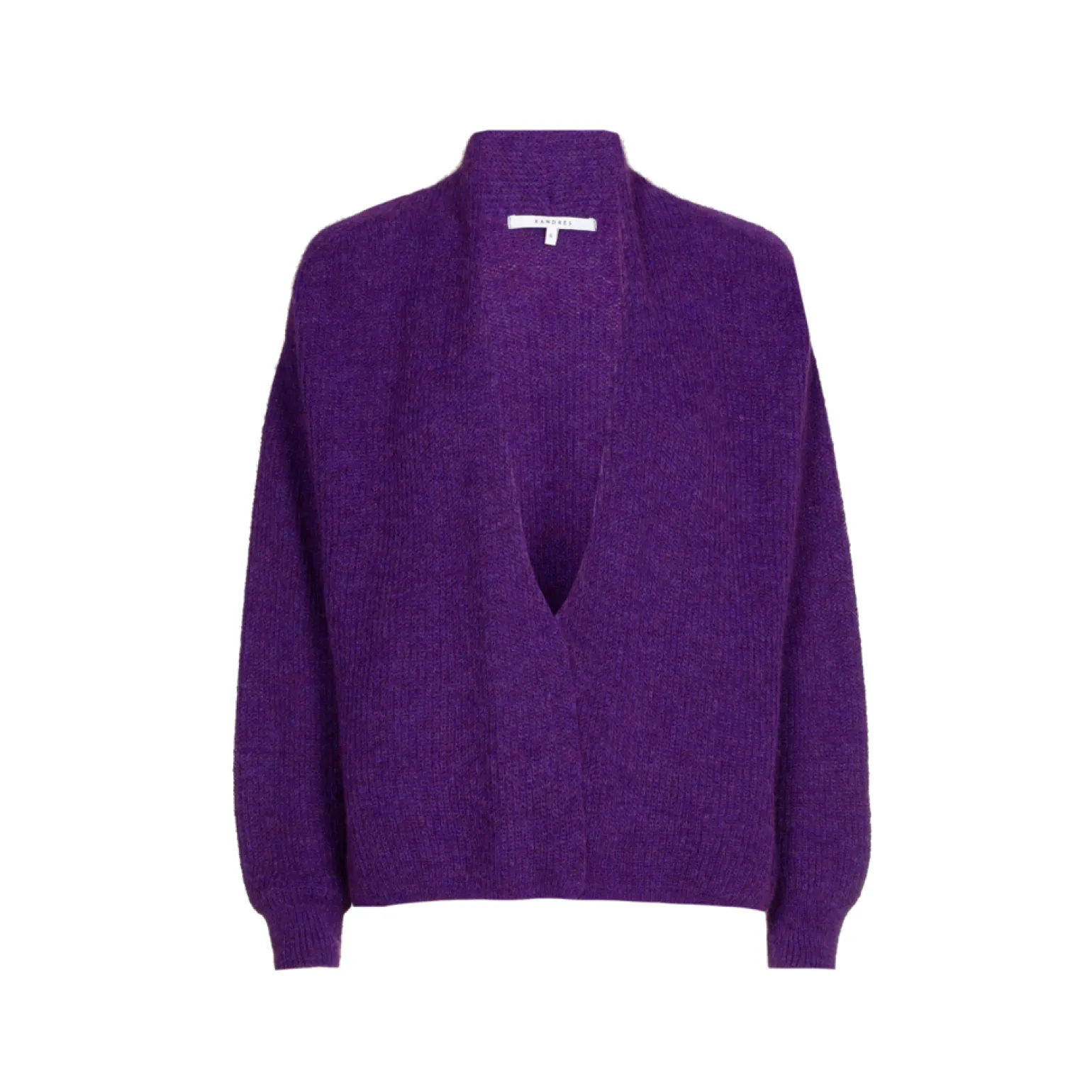Luftiger Cardigan mit Perlstich