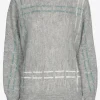 Mohairpullover mit Streifen