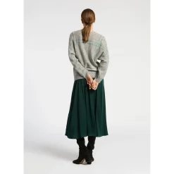 Mohairpullover mit Streifen