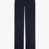 Navyblaue Hosen mit weiter Passform