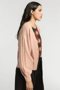 Oversize-Weste mit Wollanteil