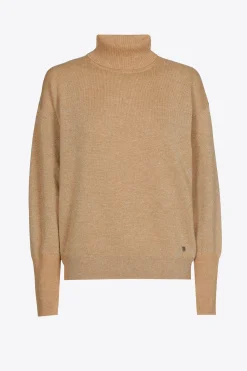 Pullover aus einem Wollmix mit Rollkragen