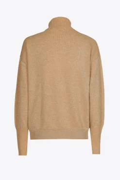Pullover aus einem Wollmix mit Rollkragen