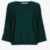 Pullover aus Merinowolle mit Knöpfen