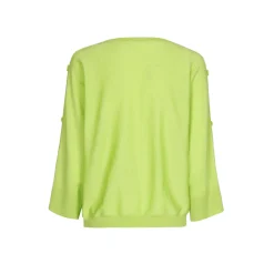 Pullover aus Merinowolle mit Knöpfen