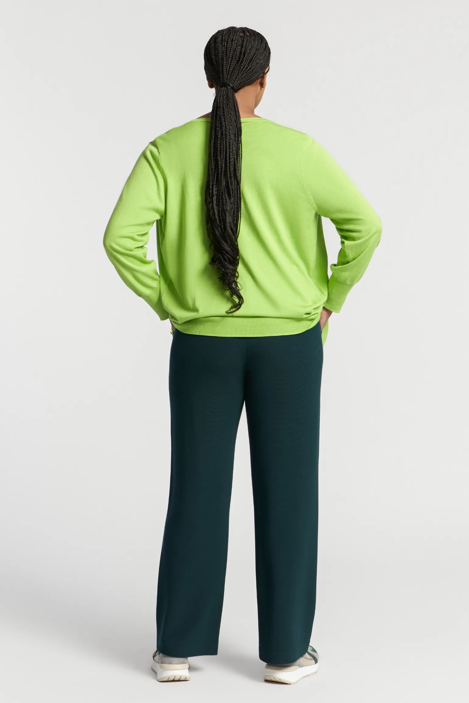 Pullover aus Seide und Baumwolle