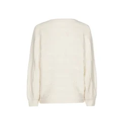 Pullover mit horizontalem Zopfmuster