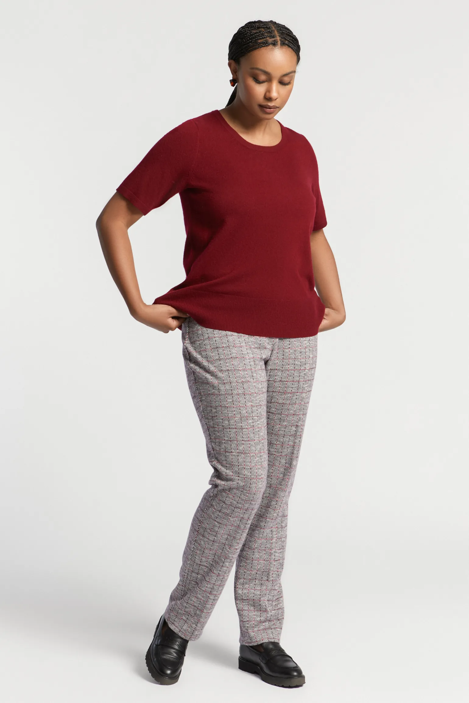 Pullover mit kurzen Ärmeln