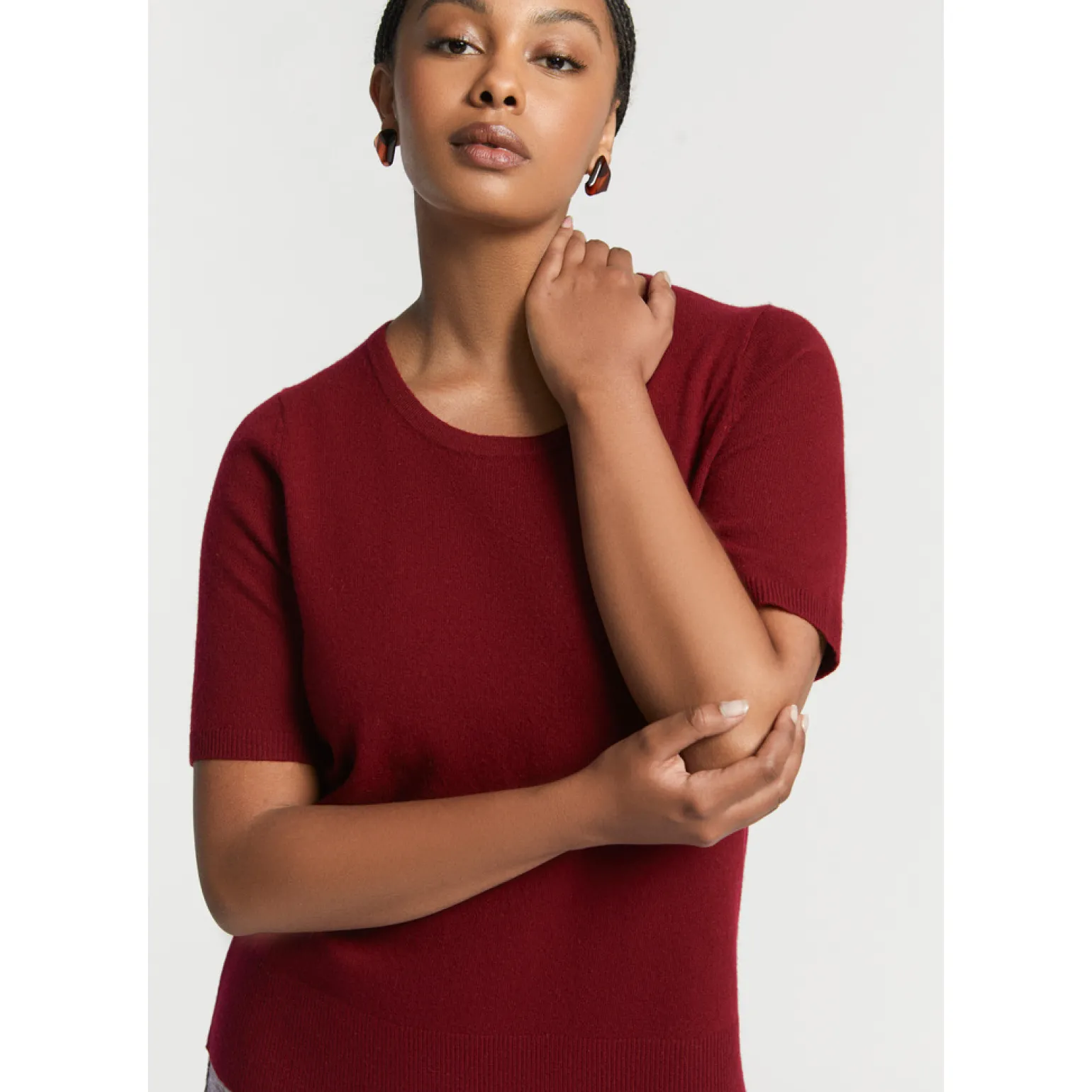 Pullover mit kurzen Ärmeln