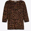 Pullover mit Leopardenmuster