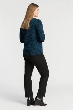 Pullover mit Leopardenmuster