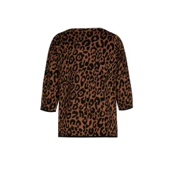 Pullover mit Leopardenmuster