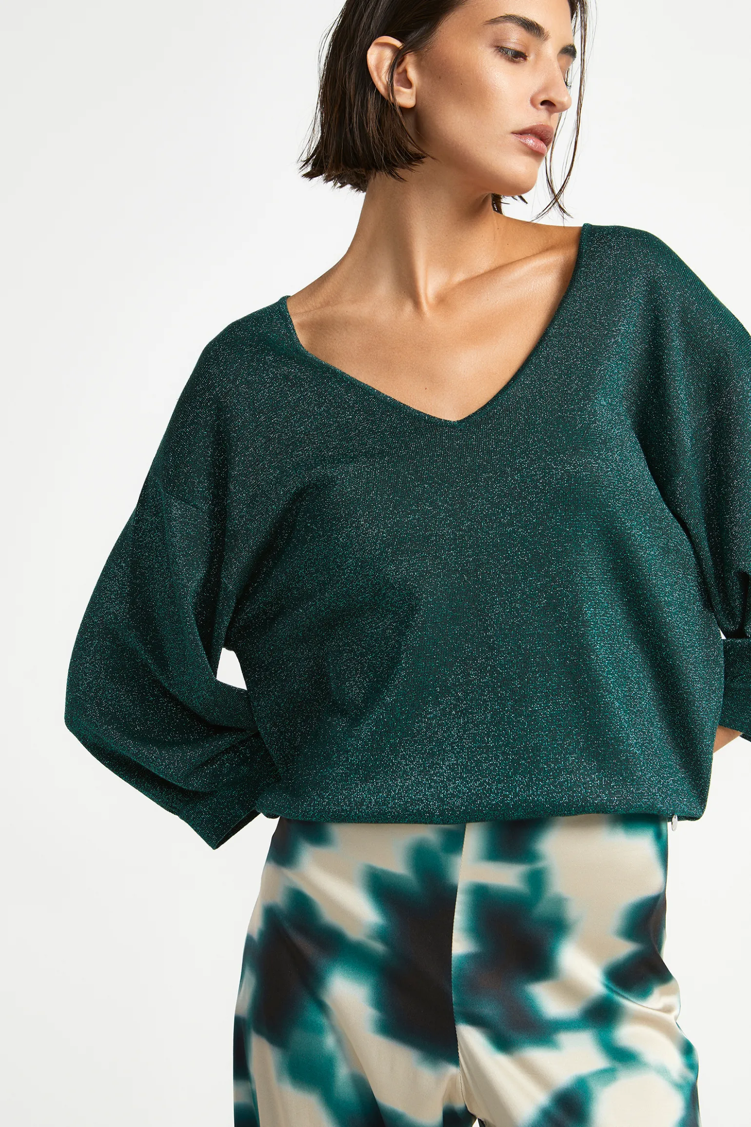 Pullover mit Lurex