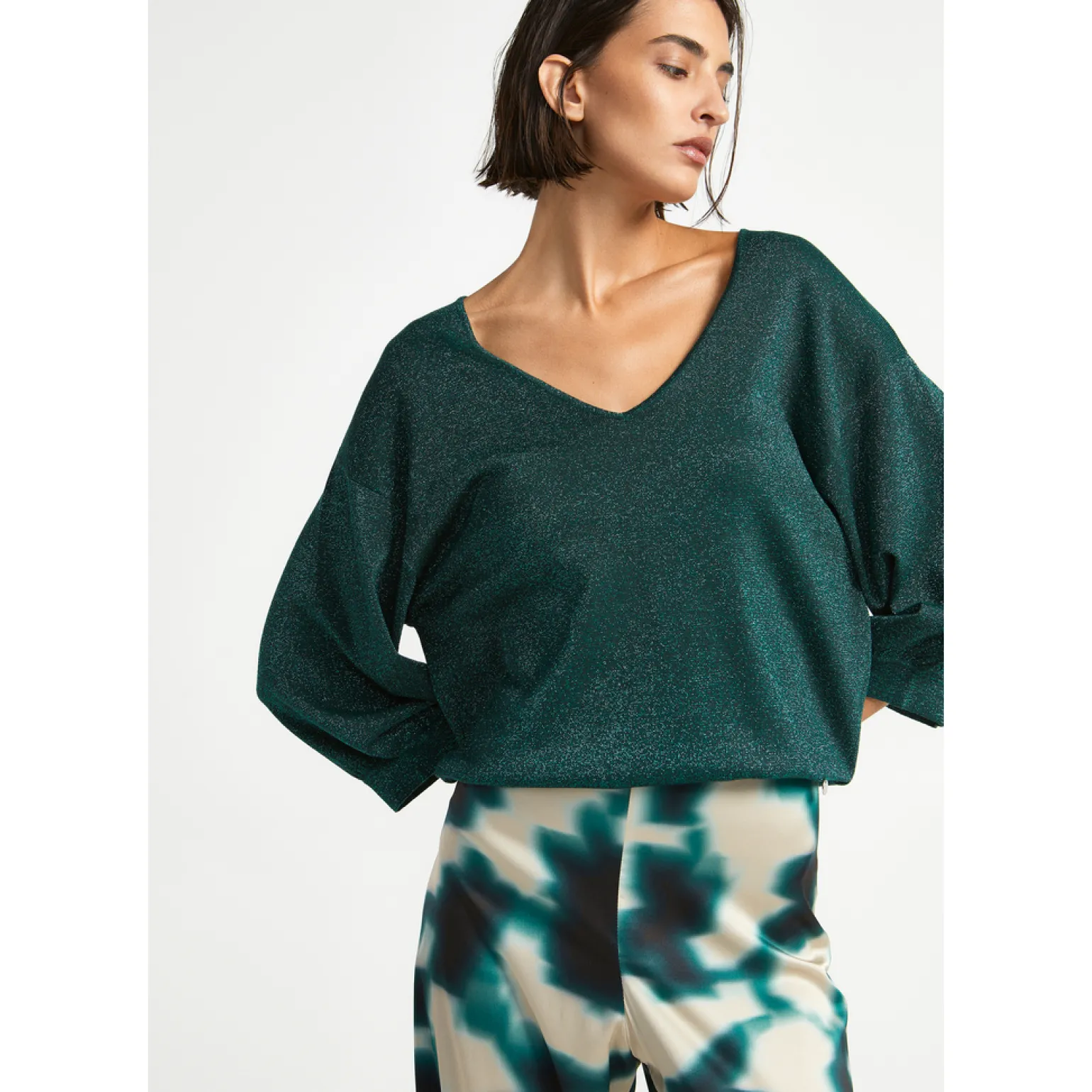 Pullover mit Lurex
