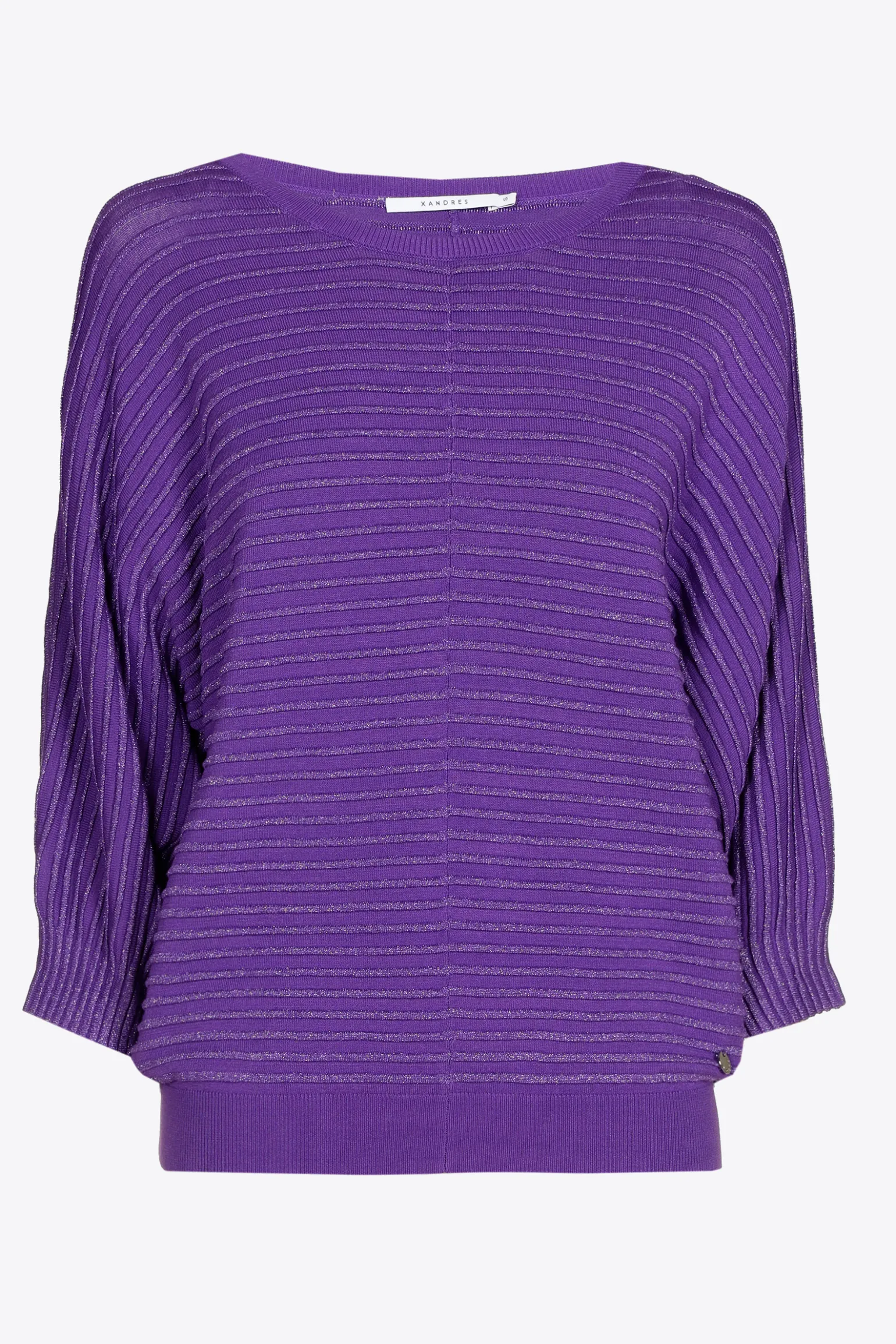 Pullover mit Lurex und Fantasiemuster