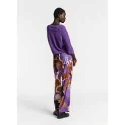 Pullover mit Lurex und Fantasiemuster