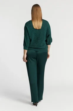Pullover mit Lurex und Fantasiemuster