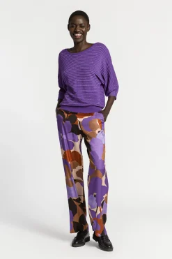 Pullover mit Lurex und Fantasiemuster