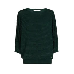 Pullover mit Lurex und Fantasiemuster