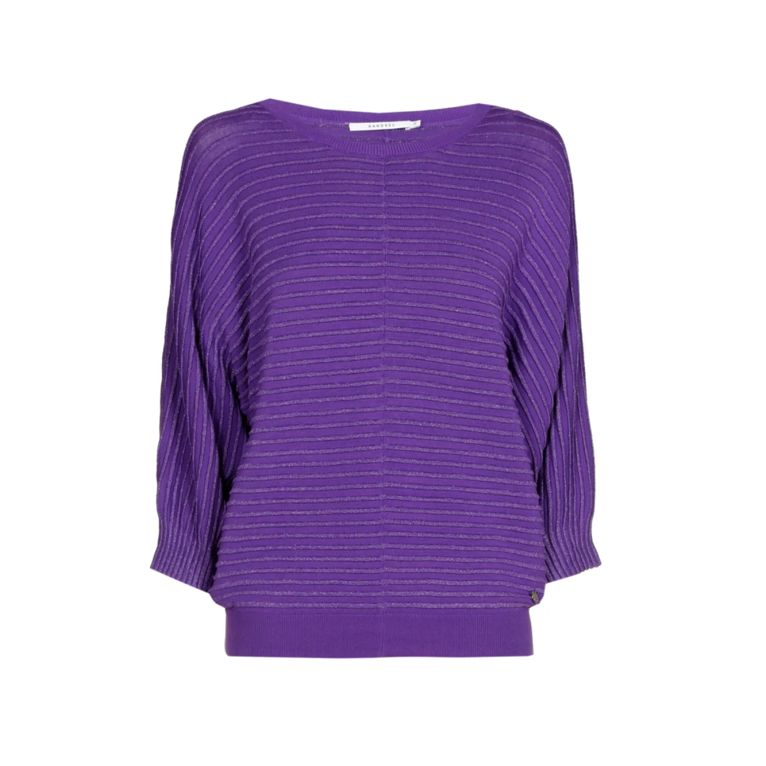 Pullover mit Lurex und Fantasiemuster
