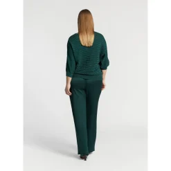Pullover mit Lurex und Fantasiemuster
