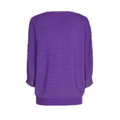 Pullover mit Lurex und Fantasiemuster
