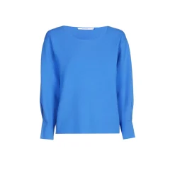 Pullover mit U-Boot-Ausschnitt