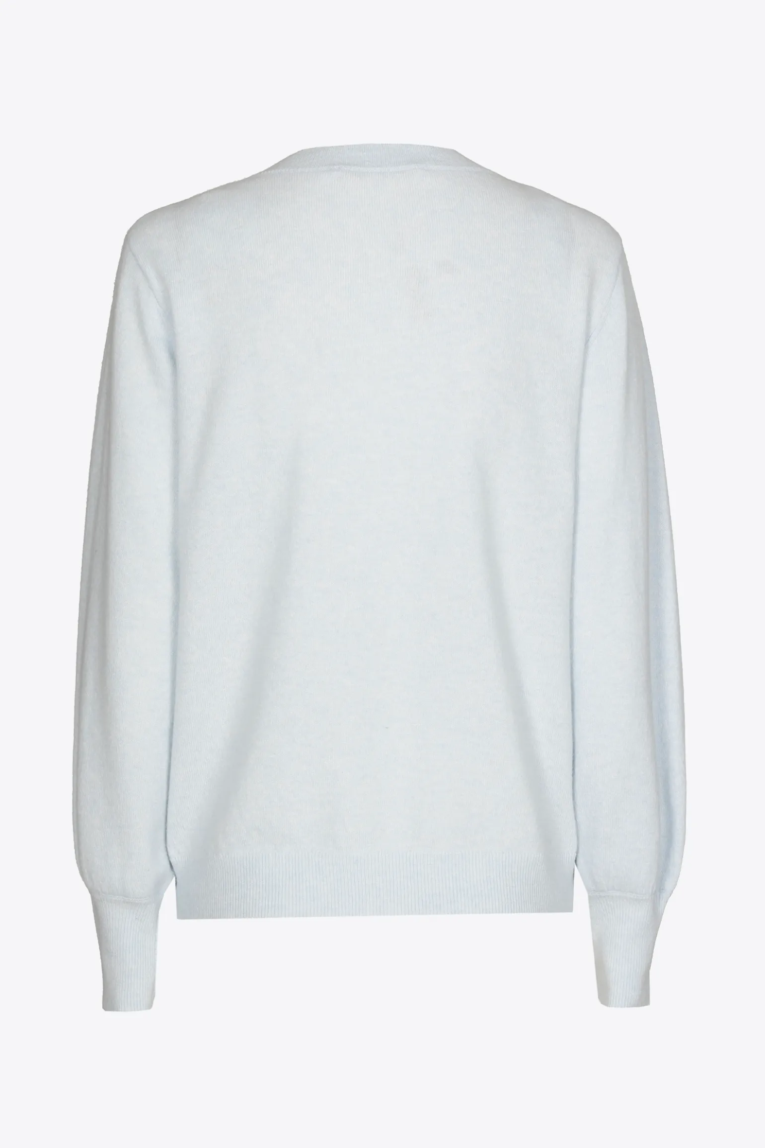 Pullover mit Wickeloptik am Ausschnitt