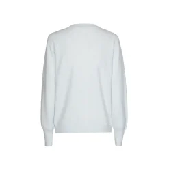Pullover mit Wickeloptik am Ausschnitt