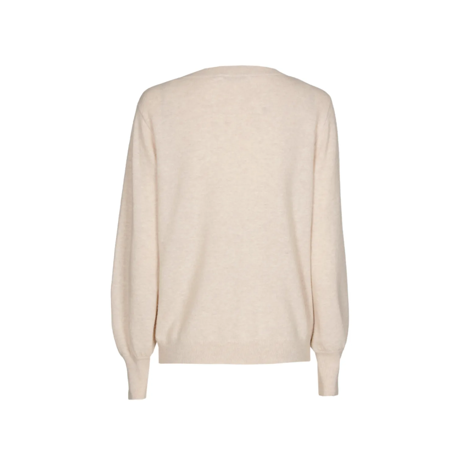 Pullover mit Wickeloptik am Ausschnitt