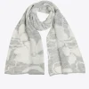 Schal mit Jacquard-Strick