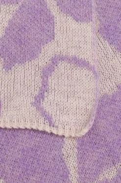 Schal mit Jacquard-Strick