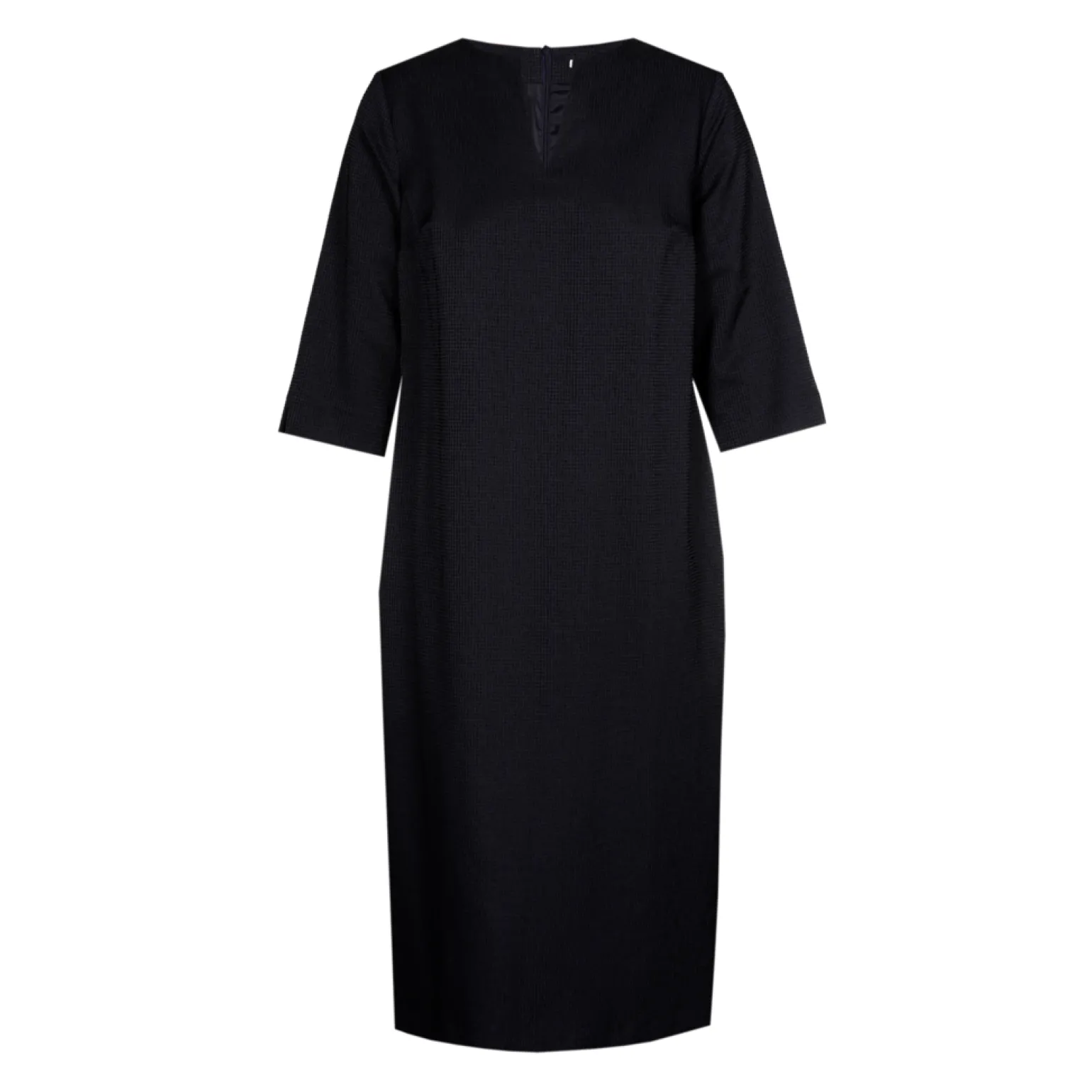 Schmales Kleid mit kurzen Ärmeln