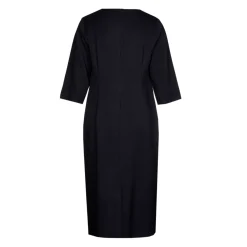 Schmales Kleid mit kurzen Ärmeln