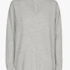 Schwarzer Cashmere Pullover mit V-Ausschnitt